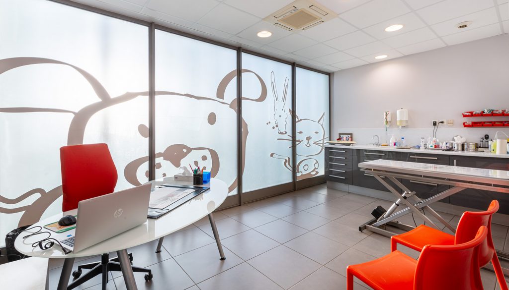 Salle d'attente clinique vétérinaire Saint Victor